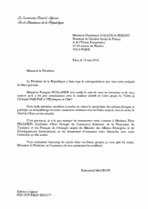 Le Secr&eacute;tariat G&eacute;n&eacute;ral Adjoint de la Pr&eacute;sidence de la R&eacute;publiqu